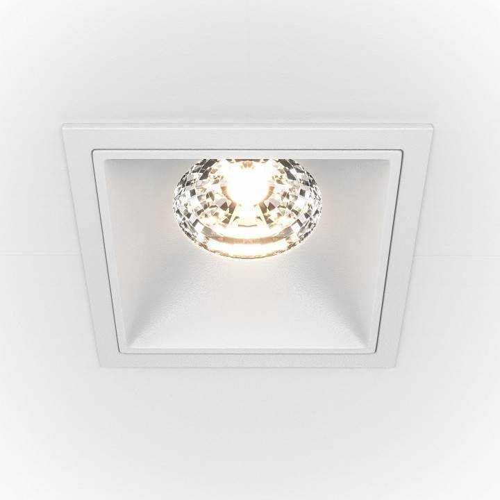 Встраиваемый светильник Maytoni Alfa 15 Вт 3000 K белый DL043-01-15W3K-SQ-W