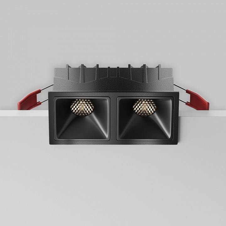 Встраиваемый светильник Maytoni Alfa LED DL043-02-10W4K-SQ-B-1