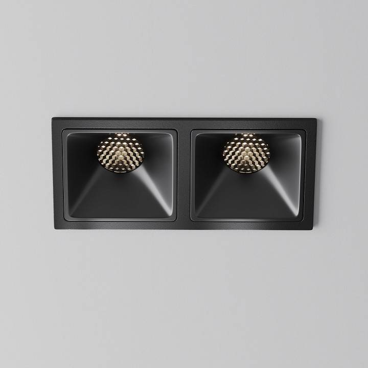 Встраиваемый светильник Maytoni Alfa LED DL043-02-10W4K-SQ-B-1