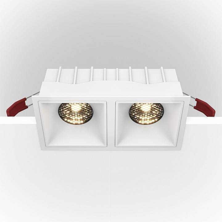 Встраиваемый светильник Maytoni Alfa DL043-02-15W4K-D-SQ-W