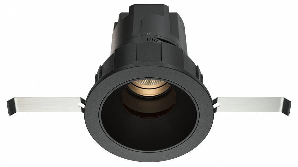 Встраиваемый светильник Maytoni Wise 7 Вт 3000 K черный DL057-7W3K-B