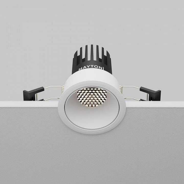 Встраиваемый светильник Maytoni Dip 10 Вт 4000 К белый DL115-10W-4K-W