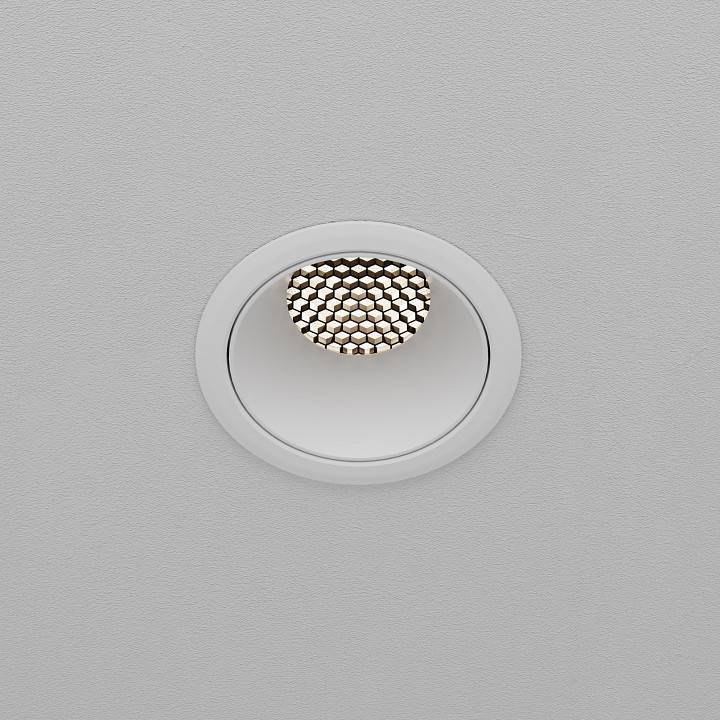 Встраиваемый светильник Maytoni Dip 10 Вт 4000 К белый DL115-10W-4K-W