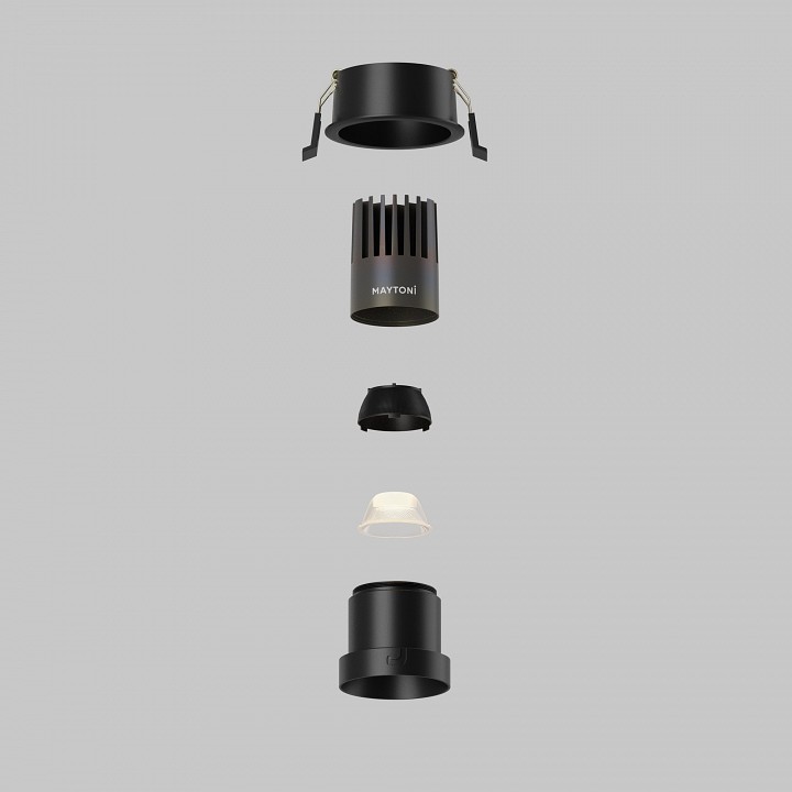 Встраиваемый светильник Maytoni  DL116-10W-3K-B