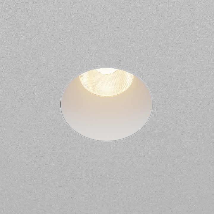 Встраиваемый светильник Maytoni  DL122-15W-3K-TRS-W