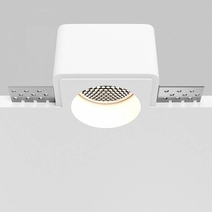 Встраиваемый светильник Maytoni Gyps Modern DL123-GU10-01-W