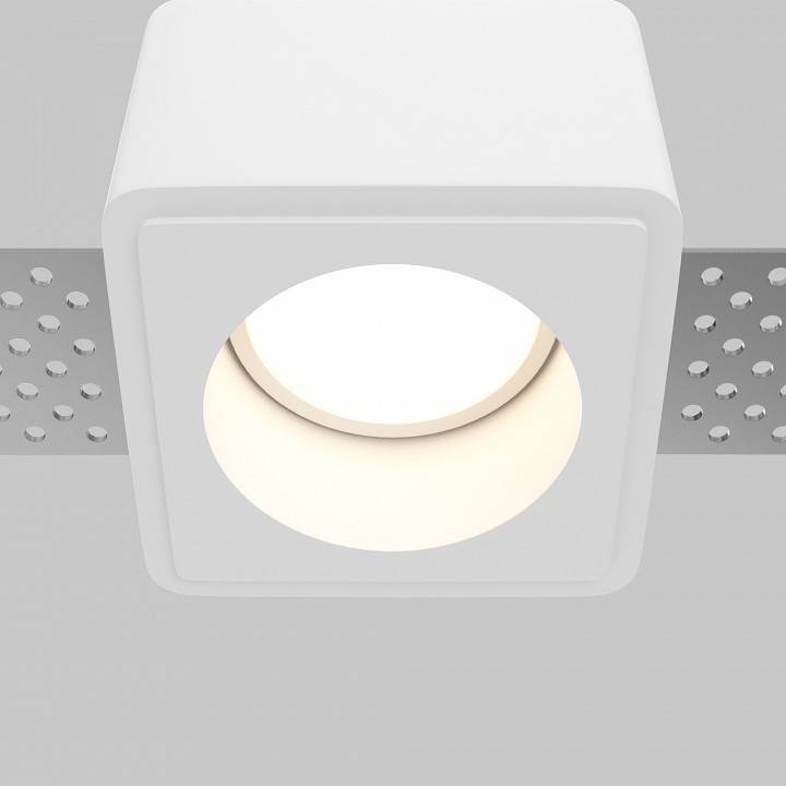 Встраиваемый светильник Maytoni Gyps Modern DL123-GU10-01-W