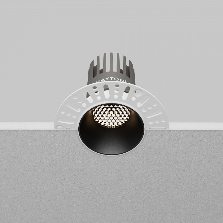 Встраиваемый светильник Maytoni  DL124-10W-4K-TRS-B