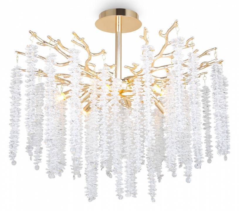 Люстра на штанге Freya Mineral FR1010CL-08G