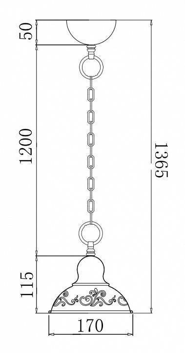 Подвесной светильник Freya Benoit FR2566-PL-01-WG