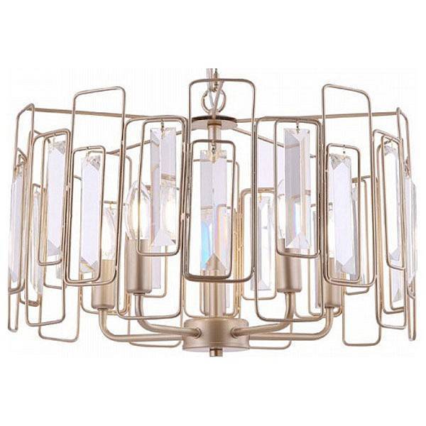 Подвесной светильник Freya Rowena 5 ламп FR5045PL-05G