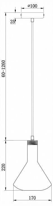 Подвесной светильник Freya Lizia FR8010PL-01GB