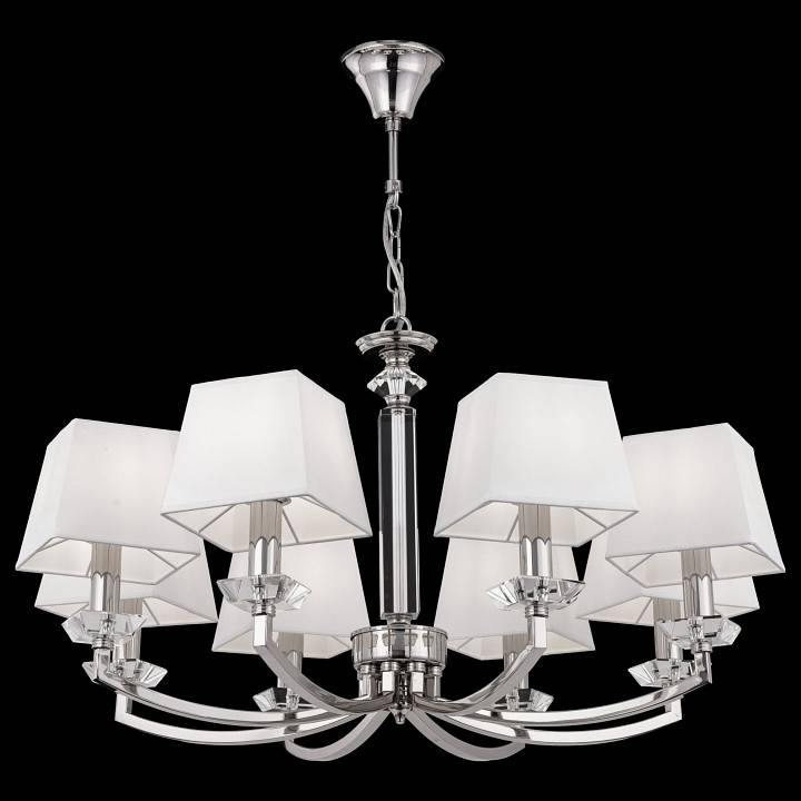 Подвесная люстра Maytoni Chandler 8 ламп Хром MOD019PL-08CH