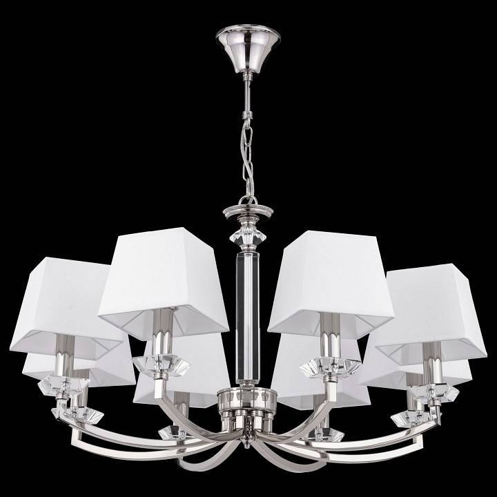 Подвесная люстра Maytoni Chandler 8 ламп Хром MOD019PL-08CH