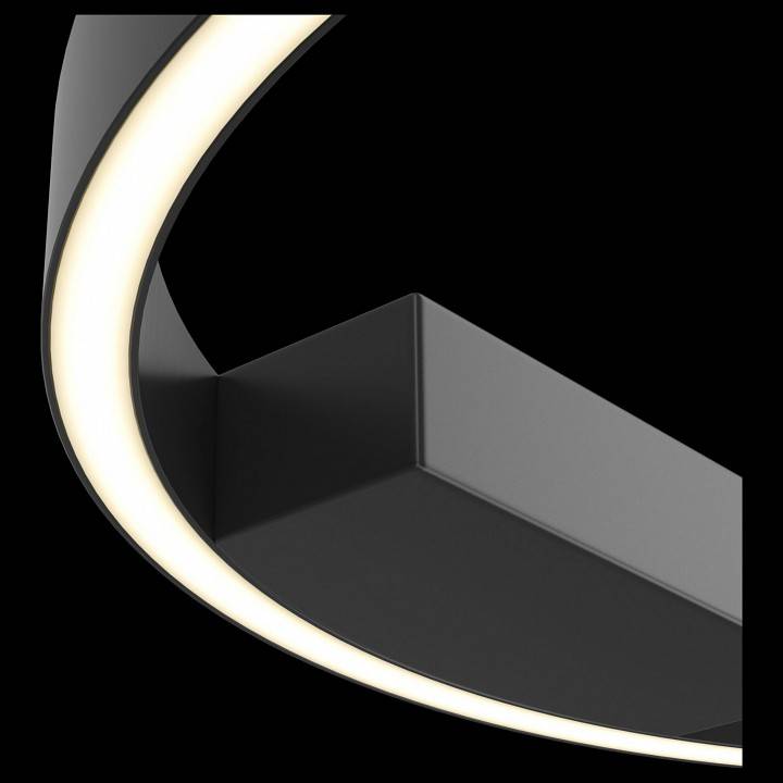 Накладной светильник Maytoni Rim 25 Вт 4000 К черный MOD058CL-L25B4K