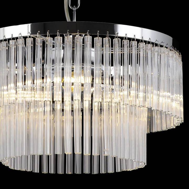 Подвесная люстра Maytoni Colonne 4 лампы Хром MOD093PL-04CH