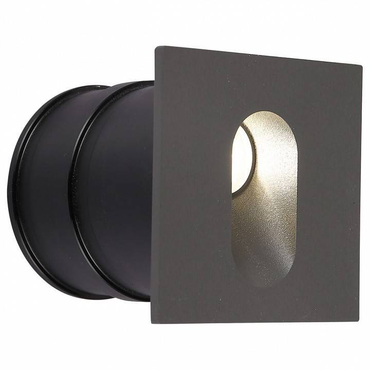 Встраиваемый светильник Maytoni Via Urbana 3 Вт серый O022-L3GR