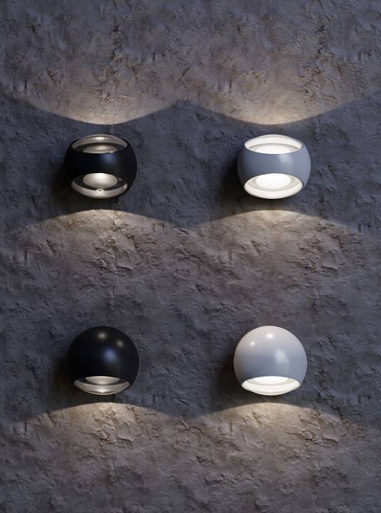 Светильник уличный настенный Maytoni Stream 6 Вт 3000K O032WL-L6B3K