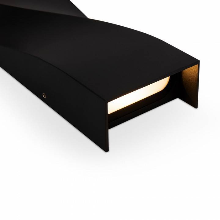 Настенный светодиодный светильник Maytoni Twist 11 Вт 3000 K черный O040WL-L11B3K