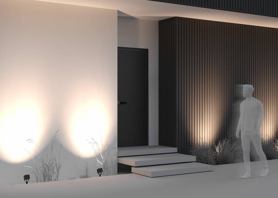 Наземный прожектор Maytoni Ares 8 Вт 3000K IP65 O309FL-L8B3K