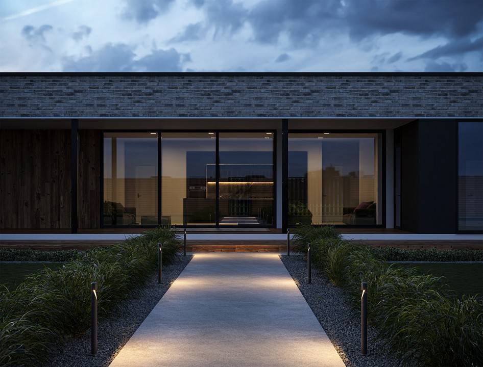 Уличный наземный светильник Maytoni Hagen O423FL-L5GF