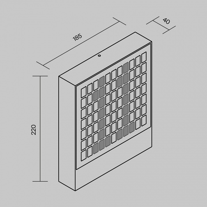 Накладной светильник Maytoni Anri 10 Вт 3000 К O475WL-L10GF3K