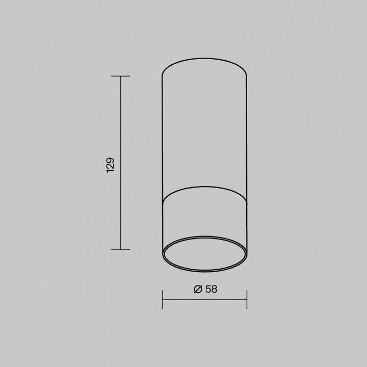 Потолочный светильник Maytoni Ember 5 Вт 3000 К O499CL-L5B3K