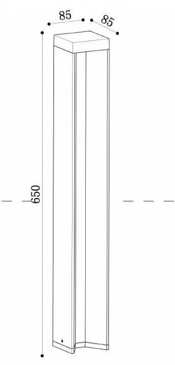 Уличный наземный светильник Maytoni Essen O596FL-L9B4K1