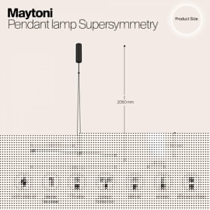 Подвесной светильник Maytoni Supersymmetry P096PL-L11BK