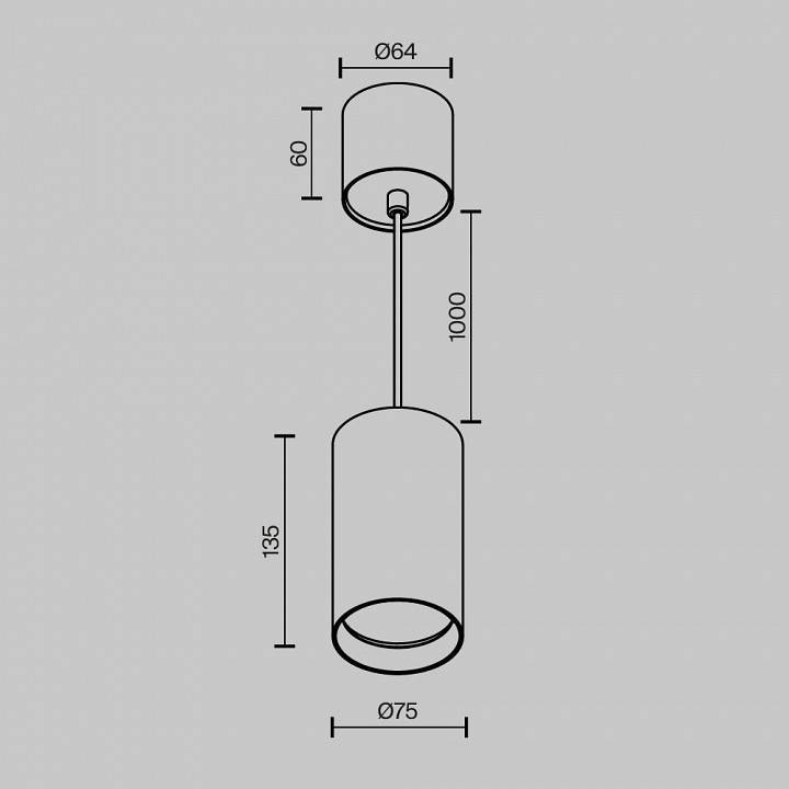 Подвесной светильник Maytoni Vol P100PL-20W3K-W