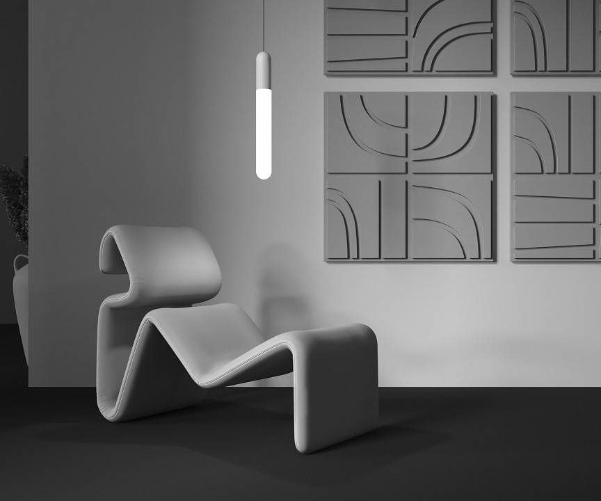 Подвесной светильник Maytoni Mist 12 Вт 3000K белый P101PL-L500-12W3K-W