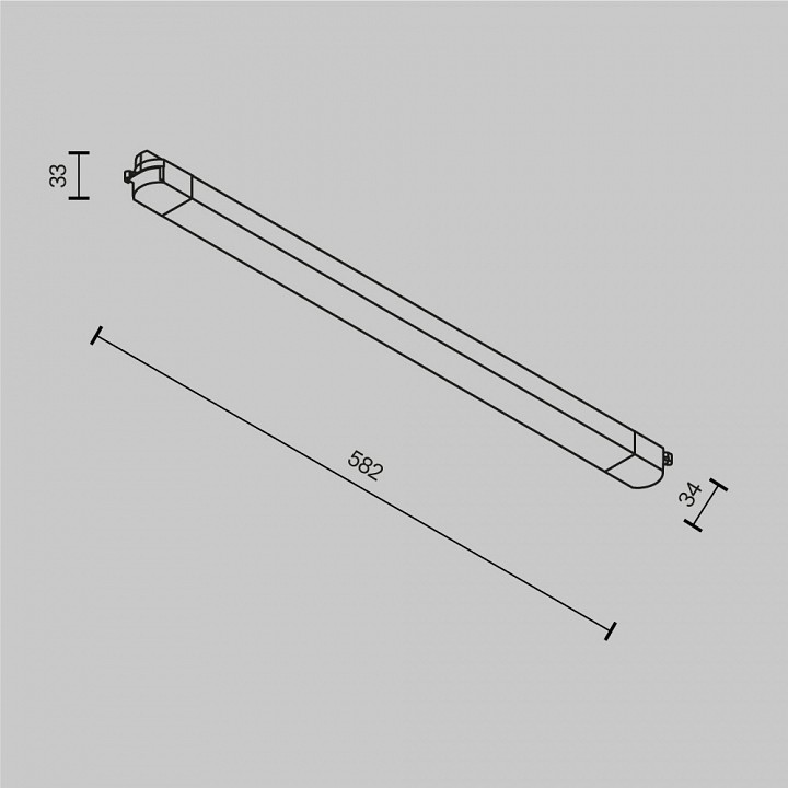 Накладной светильник Maytoni Technical Basis TR000-1-24W3K-W_1