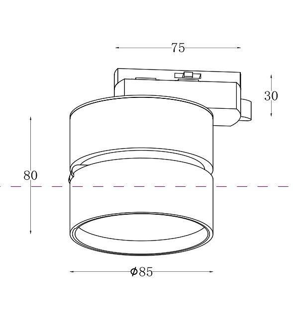 Накладной светильник Maytoni ONDA TR007-1-12W4K-W