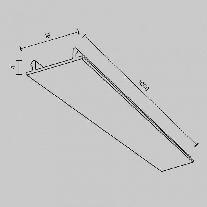 Вставка декоративная Maytoni Technical Accessories for tracks Unity TRA001DO-1W