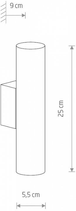 Бра Nowodvorski Eye wall 8072