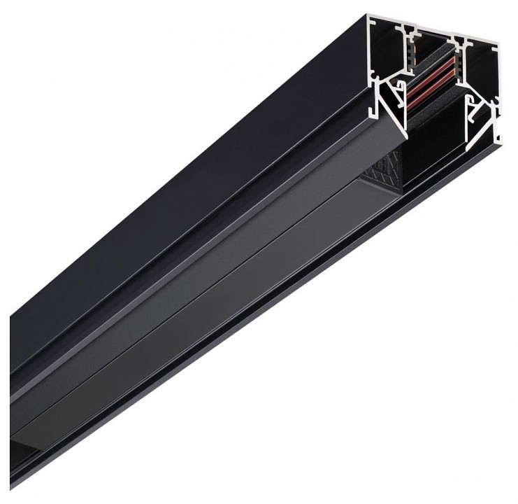 Трек магнитный встраиваемый Novotech Shino 2 м черный 135242Y