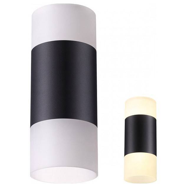 Светильник накладной Novotech Elina LED 10 Вт черный 358319