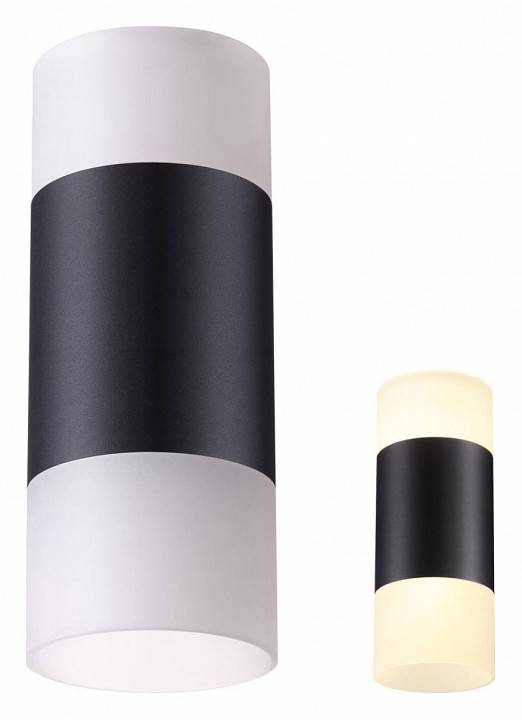 Светильник накладной Novotech Elina LED 10 Вт черный 358319