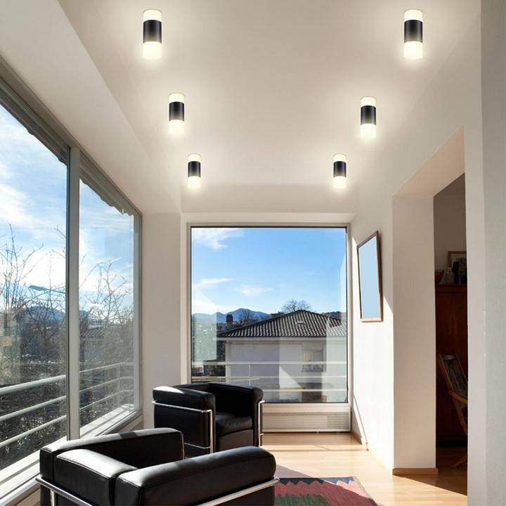 Светильник накладной Novotech Elina LED 10 Вт черный 358319