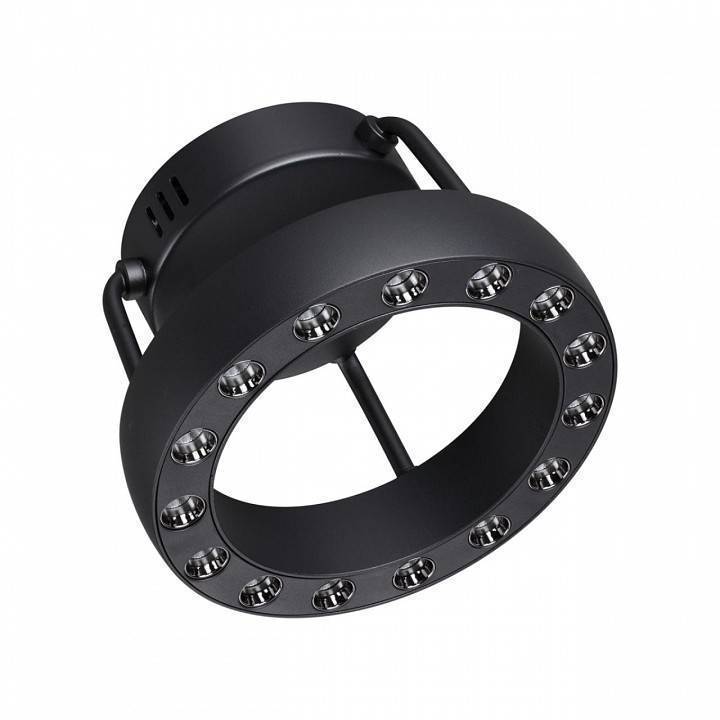 Накладной светодиодный светильник Novotech Turn 10 Вт 4000 K черный 359398