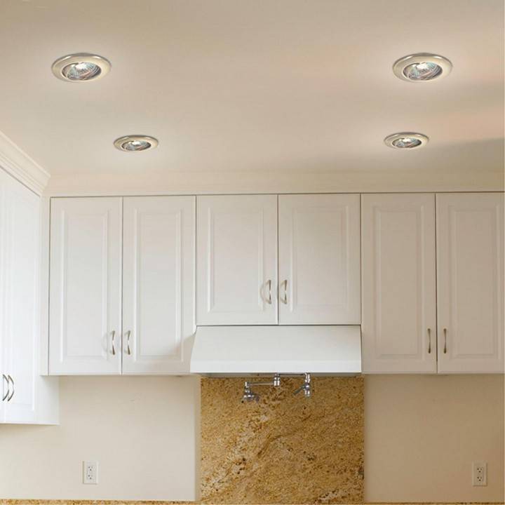 Встраиваемый светильник Novotech Classic GU5.3 белый/золото 369691