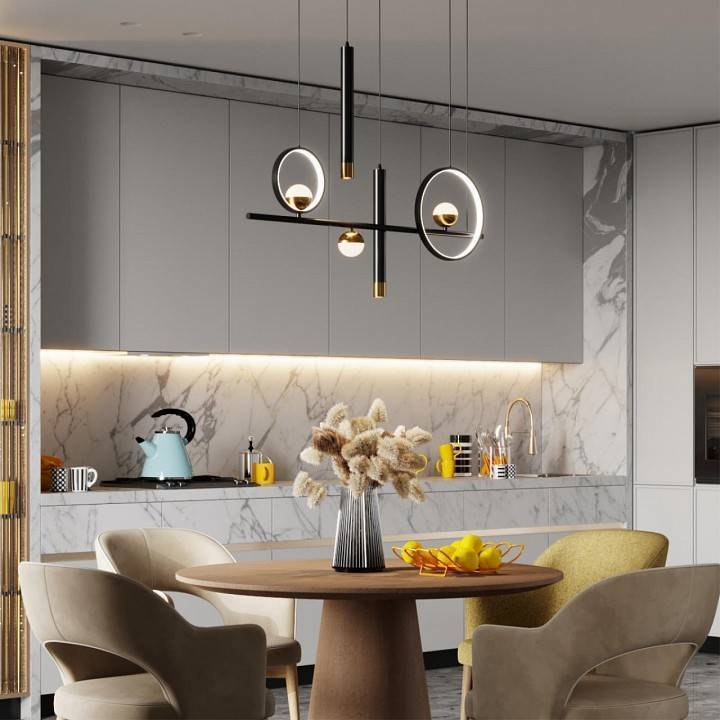 Подвесной светодиодный светильник Odeon Light Teana 57 Вт 4357/57L