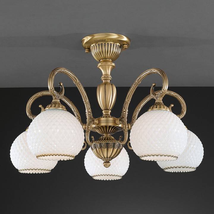 Люстра на штанге Reccagni Angelo 8420 5 ламп PL 8420/5