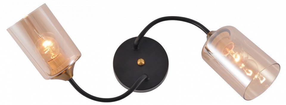 Накладной светильник Reluce 01608-1 01608-0.3-02 BK+BRASS