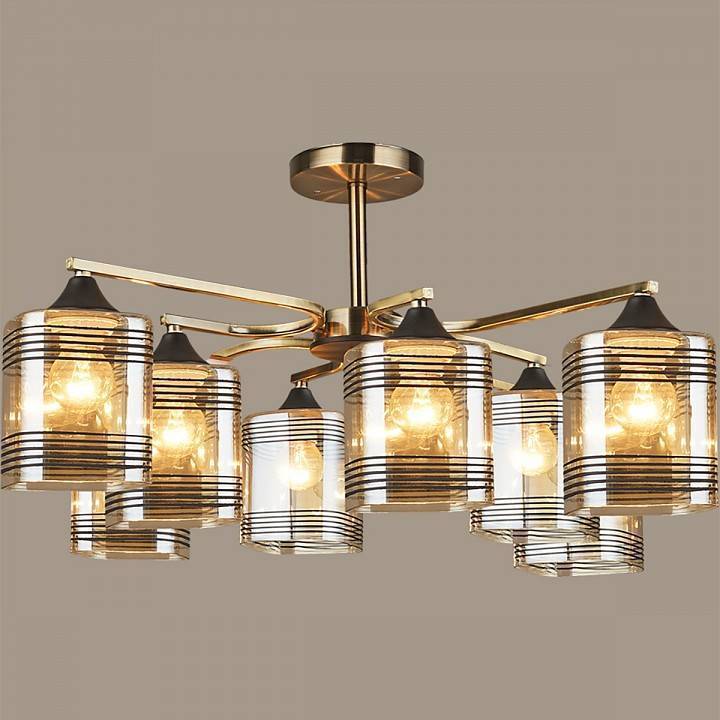 Люстра на штанге Reluce 01617-1 8 ламп 01617-0.3-08