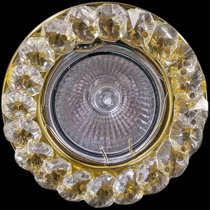 Встраиваемый светильник 01714-9.0-001MN MR16 GD/CL