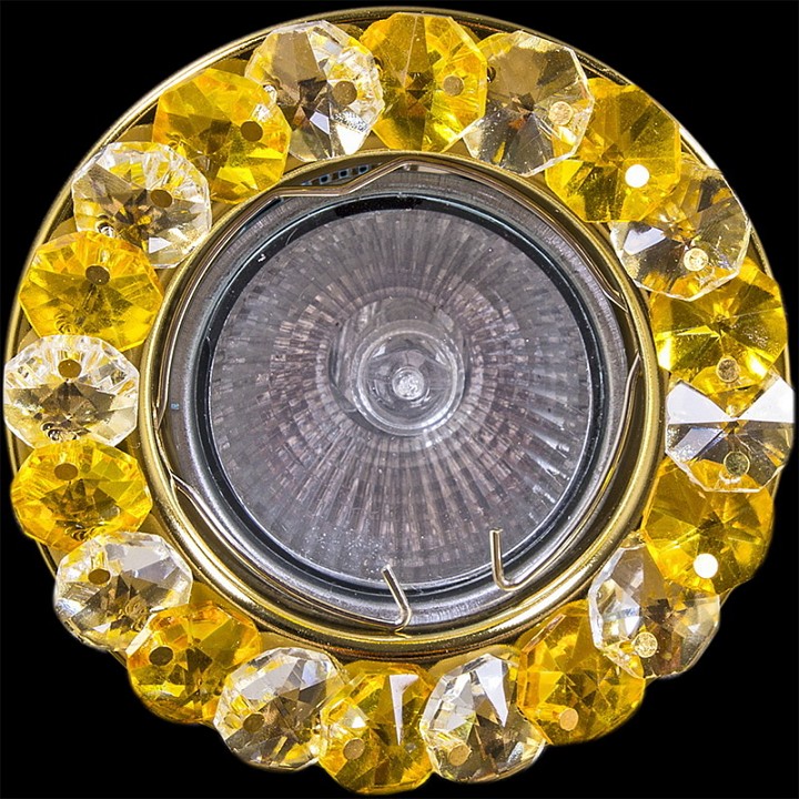 Встраиваемый светильник 01714-9.0-001MN MR16 GD/CL+YL