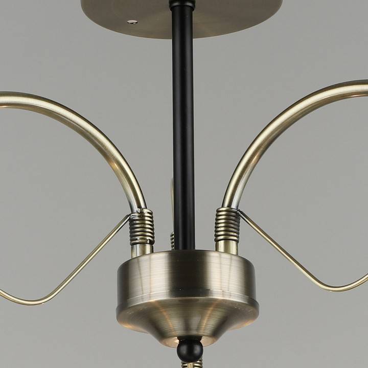 Люстра на штанге Reluce 02026 3 лампы AB+BK 02026-0.3-03 AB+BK