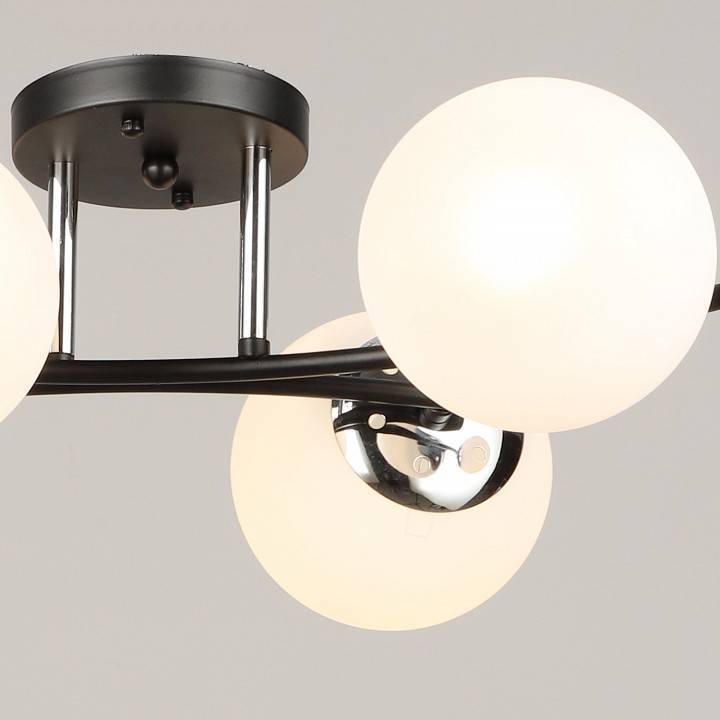 Потолочная люстра 02318-0.3-06 BK+CH