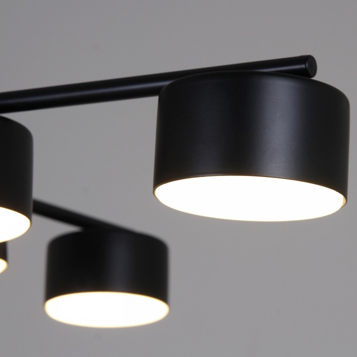 Люстра на штанге De Markt 03725-0.3-06 6 ламп черный GX53 03725-0.3-06 BK GX53